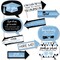 Big Dot of Happiness Funny Light Blue Graduation Party Photo Booth Props Kit - 10 Piece